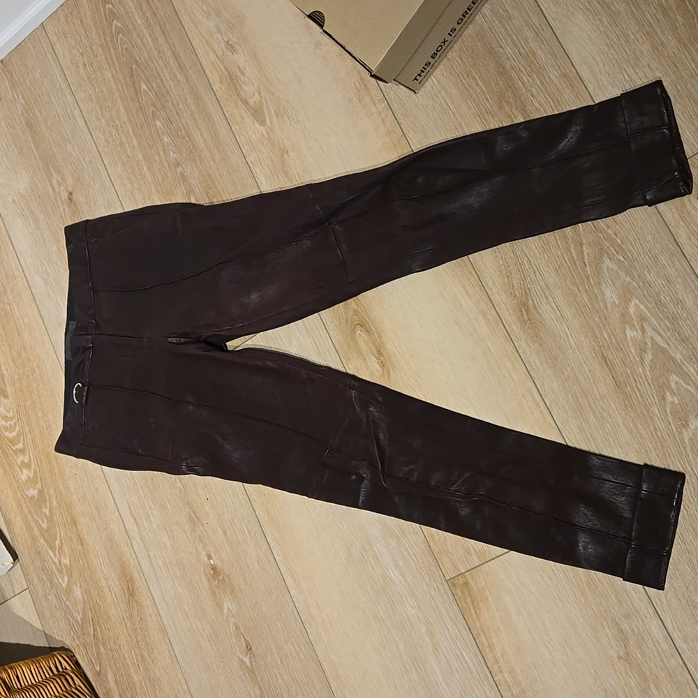 A.L.C. real leather oxblood pants, size 8